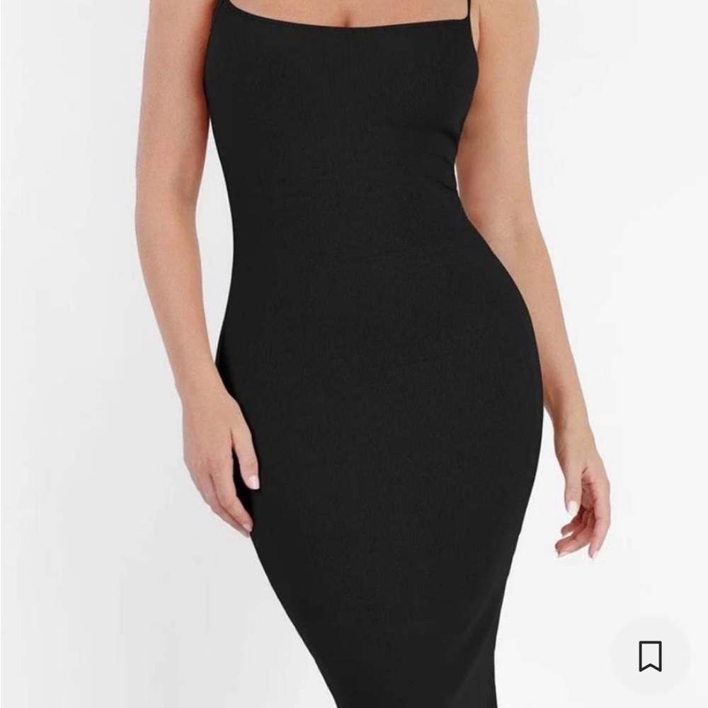 Popilush Black Strapless Dress